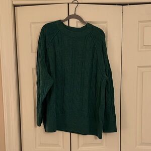 Aerie unREAL Cable Crew Sweater